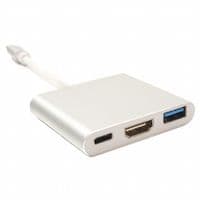 кабель USB C-Type - HDMI/USB PowerPlant (KD00AS1306)