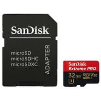 Карта памяти SanDisk 32GB microSDHC V30 A1 UHS-I U3 R100/W90MB/s 4K Extreme Pro + SD
