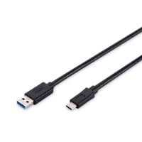 Дата кабель USB 3.0 Type-C to AM 1.0m DIGITUS (AK-300136-010-S)