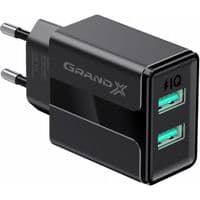 Зарядное устройство Grand-X 5V 2,1A USB Black (CH-15B)