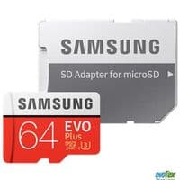 Карта памяти SAMSUNG microSDXC 64GB EVO PLUS UHS-I (R100, W80MB/s)
