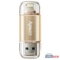 Флеш-драйв APACER AH190 64GB Lightning Dual USB 3.1 Золотистий