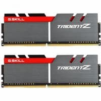 Модуль пам'яті для комп'ютера DDR4 16GB (2x8GB) 3200 MHz Trident Z Silver H/ Red G.Skill (F4-3200C16D-16GTZB)