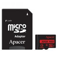карта памяти APACER microSDHC 32GB UHS-I U1+adapter (R85MB/s)