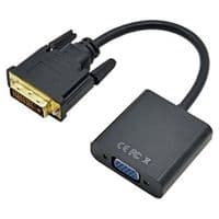 Адаптер STLab DVI-D (24+1) male to VGA 15 pin female HDTV 1080p, черный (U-993)