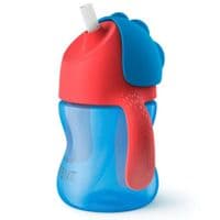 Чашка Avent із трубочкою 210 мл. 9+ синій SCF796/01