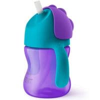 Чашка Avent із трубочкою 210 мл. 9+ бузковий SCF796/02