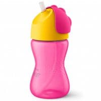 Чашка Avent із трубочкою 300 мл. 12+ рожевий SCF798/02