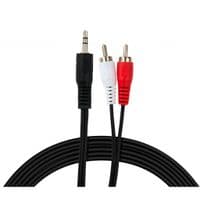 Кабель мультимедійний Jack 3.5mm male to 2xRCA 5.0m Vinga (3.5STM2RCAM01-5.0)