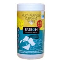 Засоби для чищення Patron Серветки ДЛЯ ОРГТЕХНІКИ Туба 100 шт. (F3-028)