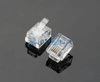 Конектор телефонний RJ12, UTP,6p4c KDPG8005