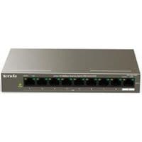 Комутатор TENDA TEF1109P-8-63W 9xFE (8xFE PoE, 1xFE Uplink), Некерований