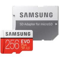 Карта памяти Samsung 256GB microSDXC C10 UHS-I U3 R100/W90MB/s Evo Plus + SD адаптер
