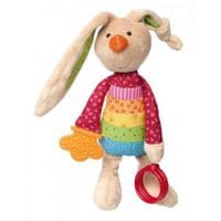 Мягкая игрушка Sigikid Кролик с погремушкой 26 см 41419SK