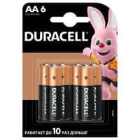Батарейка Duracell AA MN1500 LR06 * 6 (5000394107458 / 81485016)