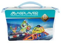 Конструктор Magplayer магнітний набір 88 ел. MPT-88
