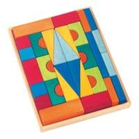 Конструктор Nic дерев'яний Тоскана великий 36 ел. NIC523310