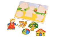 УЦИНКА! Пазл-вкладыш goki Дом