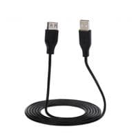 Кабель 2E USB 2.0 (AM/AF) 1.8м, Black