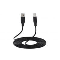 Кабель 2E USB 2.0 (AM/BM) DSTP, 3M, black