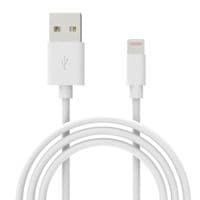 Дата кабель Grand-X USB - Lightning, Cu, 2.1А White, 1m (PL01W)