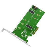 Контролер Maiwo Multi-Size PCIex4 & SATA to M.2 (M-Key або B-key) SSD із повнопрофільним кронштейном (KT015)