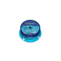 Диск CD-R Verbatim 700Mb 52x Cake box 25шт Extra (43432)