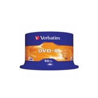 Диск DVD-R Verbatim 4.7Gb 16X CakeBox 50шт (43548)