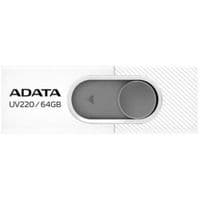 Накопичувач ADATA 64GB USB 2.0 UV220 WHITE/GRAY