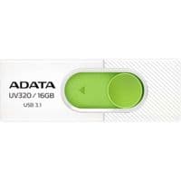 USB флеш накопичувач A-DATA 16GB UV320 White/Green USB 3.1 (AUV320-16G-RWHGN)