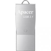 USB флеш накопичувач Apacer 64GB AH750 Silver USB 3.1 OTG (AP64GAH750S-1)