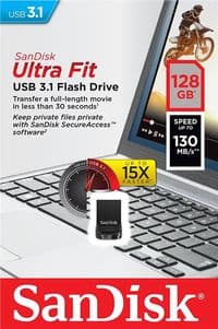 USB флеш накопичувач SANDISK 128Gb Ultra Fit USB 3.1 (SDCZ430-128G-G46)
