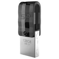USB флеш накопичувач Silicon Power 128GB C31 Silver USB 3.1/Type C (SP128GBUC3C31V1K)