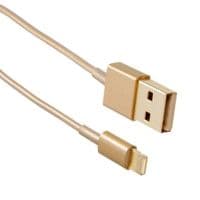 Дата кабель Drobak USB 2.0 – Lightning (Gold) 1.0м (215341)