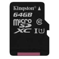 Карта памяти Kingston 64GB microSDXC C10 UHS-I R80MB/s