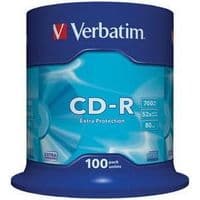 Диск Verbatim CD-R 700MB 52X EXTRA PROTECTION SURFACE (Шпиндель-100 шт)