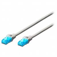 Патч-корд DIGITUS CCA CAT 5e UTP, 0.5м, AWG 26/7, PVC, белый