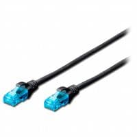 Патч-корд DIGITUS CCA CAT 5e UTP, 1м, AWG 26/7, PVC, черный