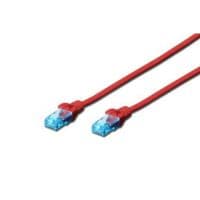 Патч-корд DIGITUS CCA CAT 5e UTP, 2м, AWG 26/7, PVC, красный