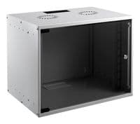 УЦЕНКА! Шкаф MIRSAN 19", 12U, SOHO, собраный, 535x400 мм, максимально 30 кг, серый