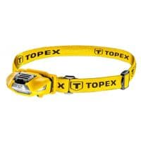 Ліхтар TOPEX налобний, 1Вт, 70 люменів, 4 режими, 1xAA, до 12 год біле світло, до 20 год червоне світло