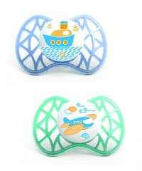 Пустушка ортодонтична Nuvita Air 6м+ 2шт. для хлопчика NV7080 Blue