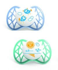Пустушка симетрична Nuvita Air 0м+ 2шт. для хлопчика NV7061 Boy