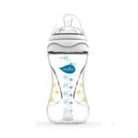Бутылочка для кормления Nuvita Mimic 250 мл 3м+ Антиколиковая, белая NV6030 White