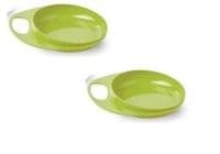 Тарілка для годування Nuvita Easy Eating дрібна 2шт. Салатова NV8451 Lime