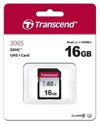 TRANSCEND 16 GB SDHC I, C10, U1