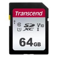 TRANSCEND 64 GB SDXC I, C10, U3, V30