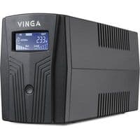 Источник бесперебойного питания Vinga LCD 800VA plastic case with USB+RJ11 (VPC-800PU)
