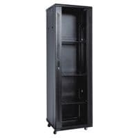 Шкаф KINGDA 19", 32U 600x600, RAL9004, KD-002-6632