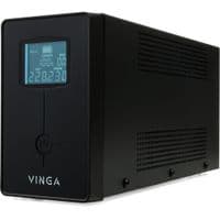 Пристрій безперебійного живлення Vinga LCD 600VA metal case with USB+RJ11 (VPC-600MU)